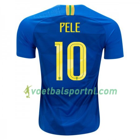Brazilië Pele 10 Uit Shirt WK voetbal 2018